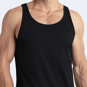 Running Tight Gym Tank <b>Top</b> Bodybuilding Muscle Fit <b>Longline</b> Custom Logo Screen Print Neck Breathable Quick Dry Knitted Plain - Product Image 4