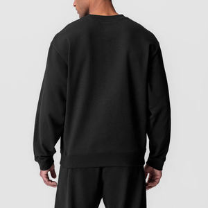 Sweat-shirts à col rond pour homme personnalisés, streetwear, épaules tombantes, coupe régulière, 100% coton, hiver - Product Image 5