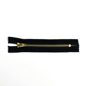 5 #   Glissière de fermeture éclair métallique à extrémité ouverte pour sacs, robes, vestes et jeans - Product Image 1