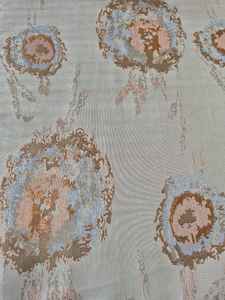 Turc Ultra Doux Sheen Jacquard Tissu 100% Polyester Respirant Fantaisie Brocart Métallique PK-1665 COL 2 Spécialité Fil Filles - Product Image 4