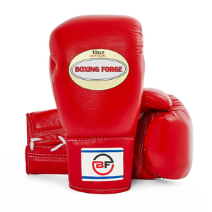 Guantes de Boxeo de Cuero Vacuno con Logotipo Personalizado |   Juego de Guantes de Entrenamiento y Sparring de Marca OEM para Hombres y Mujeres - Product Image 2