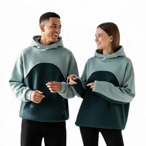 เสื้อฮู้ดดี้โลโก้สั่งทำได้ ยูนิเซ็กซ์ ปรับแต่งได้ เสื้อฮู้ดดี้โอเวอร์ไซส์ ผู้ชาย ผู้หญิง เสื้อฮู้ดดี้แบรนด์สั่งทำ เสื้อฮู้ดดี้สตรีทแวร์พรีเมียม เสื้อฮู้ดดี้ทีมสั่งทำ - Product Image 2