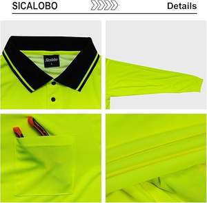 เสื้อยืดแขนยาวสะท้อนแสงคุณภาพสูงสำหรับงานก่อสร้าง  สำหรับผู้ชาย - Product Image 3