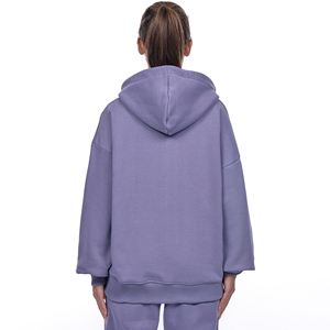 Sweat à capuche zippé en polaire premium pour femme, grande taille, broderie et strass, léger, pour l'hiver, grandes tailles adultes. - Product Image 2