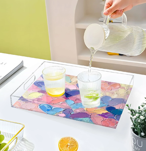 Bandeja de Servicio Acrílica Decorativa para Tazas de Café, Producto de Buena Calidad, Superventas y de Alta Demanda - Product Image 1