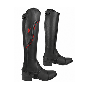 Polainas de cuero para equitación, protección de piernas para montar a caballo - Product Image 1