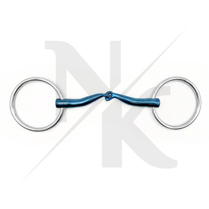Bocado de Titanio de Calidad Premium para Caballo, Doble Articulado, Equipo de Equitación, Proveedor OEM de Bocados de Caballo Azules de Calidad Premium - Product Image 4