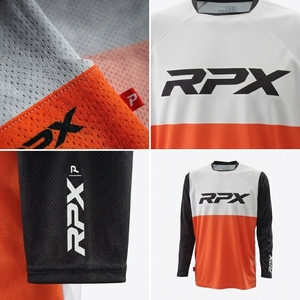 Camiseta de Motocross Sublimada Transpirable con Logotipo Personalizado, Manga Larga, Poliéster, para Motocross, Todoterreno, RPX, Carreras de Motos - Product Image 4