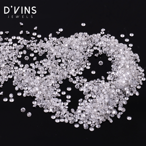 D'vins Jewels India Manufacturer DEF/VS-SI Diamant de laboratoire taille brillant 2mm, qualité VS-SI, pierre précieuse en vrac pour la fabrication de bijoux, Surat - Product Image 1