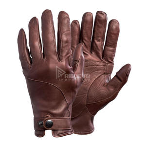 Gants en cuir personnalisés avec logo, mitaines pour femmes, équipement thermique d'hiver, protection contre le vent, cuir véritable, gants de travail en cuir tendance - Product Image 1