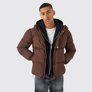 Veste matelassée pour homme, très vendue, imperméable, respirante, logo sur le devant, design personnalisé, coupe classique, décontractée, pour le printemps - Product Image 1