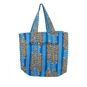 Bolsa de Playa Grande, Hecha a Mano, 100% Algodón, Estampada, con Asa Larga, Reutilizable para Viajes, Exposiciones y Uso Diario, Ideal para Regalo - Product Image 4