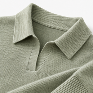 Pull à col en laine/cachemire pour homme, anti-rides, respirant, léger, décontracté, pour affaires, manches longues, OEM ODM personnalisé - Product Image 6