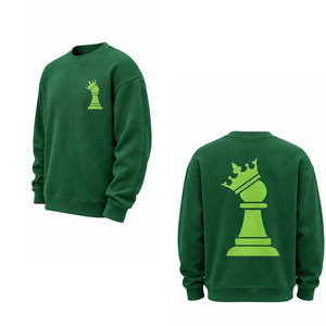 <b>Men</b> Waffle Knit Sweatshirt Long Sleeve Crewneck Pullover Casual Textured <b>Thermal</b> <b>Top</b> Custom OEM Streetwear Manufacturer Factory - Product Image 6