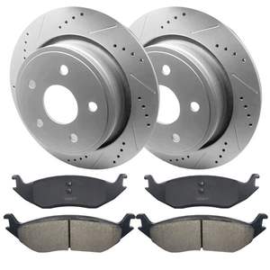 Rotors de frein et plaquettes en céramique pour Aspen pour Dodge Durango pour Ram 1500 - Product Image 1