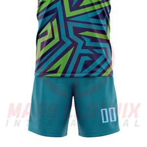 Uniforme de fútbol sublimado de alta calidad para deportes de equipo, conjunto de camiseta y pantalones cortos de entrenamiento unisex. - Product Image 5