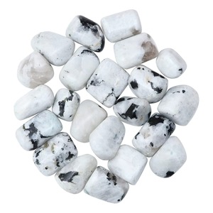 Pierres précieuses blanches, pierres roulées de forme libre pour la décoration de la maison, artisanat Feng Shui - Product Image 1