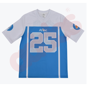 เสื้อฟุตบอลดีไซน์ใหม่ 2026 สำหรับฤดูร้อน ระบายอากาศได้ดี แห้งเร็ว หมายเลขสั่งทำได้ ผลิตจากผ้าโพลีเอสเตอร์ตาข่าย 100% - Product Image 6