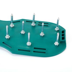 Durevole materiale PP sandali a punte in metallo cinghie regolabili facile installazione manuale aeratore prato scarpe regalo di giardinaggio perfetto - Product Image 6