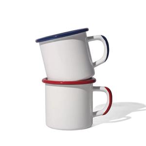 Tasse à sublimation émaillée personnalisée, Mug de transfert thermique DIY, Cadeau <span class=keywords><strong>personnalisé</strong></span>, 11oz, Supports vierges pour impression, Blanc, Espresso, Poignée ergonomique - Product Image 2