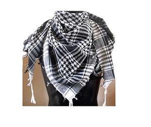 Écharpe élégante en coton doux de style arabe brillante et brillante pour adultes, châle traditionnel unique pour l'exportation. - Product Image 3