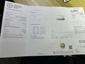 Diamantes Sueltos al por Mayor de 1.58ct/1.62ct, Corte Esmeralda, Certificados por IGI, Claridad VVS, Diamantes Blancos Cultivados en Laboratorio CVD para Joyería - Product Image 3