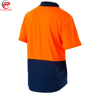 Camiseta Polo de Alta Visibilidad Naranja, Transpirable, para Hombre, Ropa de Trabajo de Seguridad, Corte Ajustado 2026, Precio al por Mayor - Product Image 4