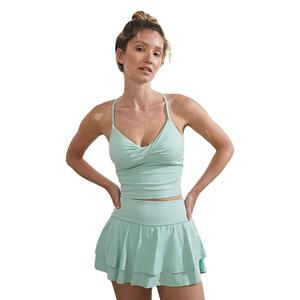 ชุดออกกำลังกายผู้หญิงขายดี ดีไซน์กระโปรงเอวสูง ผ้าสเตรช ระบายอากาศได้ดี รับผลิตตามแบบ สั่งซื้อจำนวนมากได้ - Product Image 2