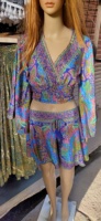 Robe longue asymétrique sans manches en soie tissée bohème, écologique et lavable, pour femme, taille naturelle, haute qualité, décontractée