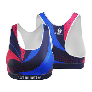 Soutien-gorge de sport sans couture personnalisé par sublimation pour femme, ensemble d'entraînement de gym rembourré à maintien élevé, vêtements de sport de yoga et fitness, soutien-gorge grande taille - Product Image 4