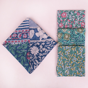 คอลเลกชันเครื่องประดับผู้หญิงใหม่ ผ้าพันคอพิมพ์ลายด้วยมือจากผ้าฝ้ายรักษ์โลกอเนกประสงค์สำหรับผู้ชาย พร้อมจำหน่าย ผ้าพันคอทรงสี่เหลี่ยม - Product Image 5