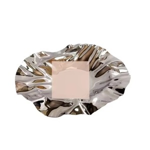 Bol de service en métal personnalisable en gros, adapté aux collections d'accessoires de cuisine modernes - Product Image 1