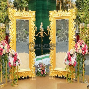 Marco tradicional estilo Mehraab para decoración de bodas, accesorios elegantes para la decoración, hecho en Delhi, India. - Product Image 5