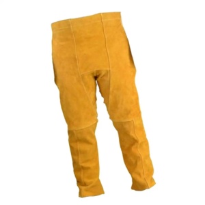 Pantalones de Trabajo Industriales de Cuero Vacuno de Primera Calidad, Resistentes a Chispas, para Soldador - Product Image 1