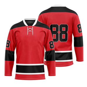 Uniforme Profesional de Hockey sobre Hielo, Cómodo, Ajuste Atlético, Diseño Sublimado Resistente a la Decoloración, para Equipos y Clubes - Product Image 5