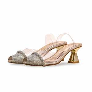 Sandales à talons dorées FN5969 Design élégant et fantaisie - Product Image 3