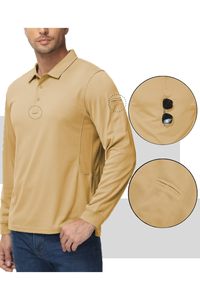 Polo tricoté respirant pour homme, coupe athlétique, décontracté, grande taille, en piqué coloré, haut en coton tricoté décontracté - Product Image 6