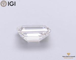 Diamante Cultivado en Laboratorio CVD de 1.00 Quilates, Corte Esmeralda, Certificado IGI, Color F, Claridad VVS1, para Anillo de Compromiso Eterno - Product Image 4