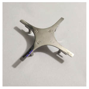 Jauge de positionnement d'orthodontie dentaire de haute qualité, outil précis pour l'implantation des brackets, en acier inoxydable de qualité allemande - Product Image 1