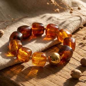 สร้อยคอไข่มุกทรงกลมทำมือจากเรซิ่น ดีไซน์หลากสี โดย Universal Overseas ในอินเดีย - Product Image 5