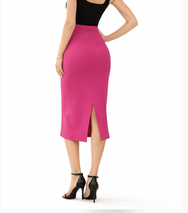 Falda midi larga, fabricante de ropa OEM ODM en Vietnam, ropa de mujer, etiqueta personalizada, tela personalizada, ropa al por mayor - Product Image 2