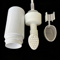 Bouteille en plastique PET de couleur personnalisée avec pompe à lotion en mousse et brosse de nettoyage pour savon liquide 60ml/100ml Vente en gros