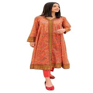 Kanya Fancy Garments, Robe Salwar Kameez pakistanaise, tenue traditionnelle indienne, 10 tenues de mariage pour femmes, en lin, hiver, Inde, Pakistan, ensemble 3 pièces - Product Image 1