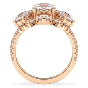 Bagues de fiançailles et de mariage REYES de luxe en or massif 14 carats avec moissanite pour femmes, prix de gros, bijoux fins certifiés GRA - Product Image 6
