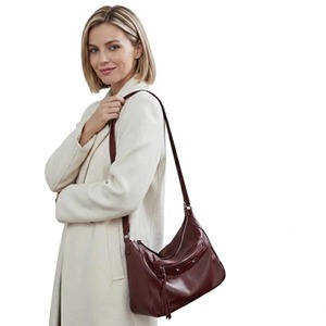 Vintage Genuine Leather Waterproof & Portable Ladies Crossbody <b>Bags</b> Casual Fashion Cowhide Women's - Product Image 2