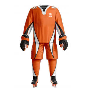 Uniforme de hockey sur glace respirant avec logo personnalisé, fabrication professionnelle, vêtements de sport, uniforme de hockey sur glace en vente en ligne - Product Image 1
