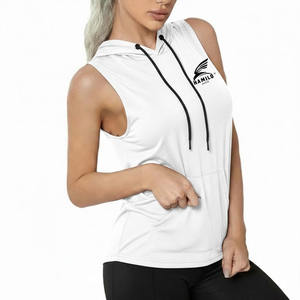 Sudadera con Capucha sin Mangas Personalizada al por Mayor de Alta Calidad para Hombre, con Estampado Multicolor, Talla XS, Básica, Mezcla de Algodón - Product Image 4