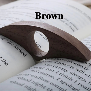 Finger Ring Reader Support <b>Book</b> Finger Holder Wooden - Product Image 1