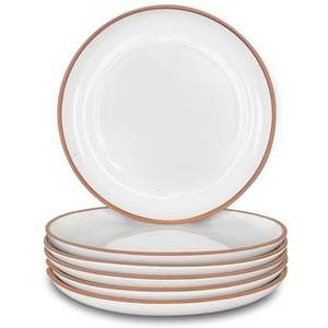 Plato de Servir Ecológico con Borde de Terracota, Estilo Rústico, para Bodas y Eventos - Product Image 1