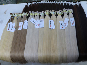สีผมธรรมชาติคุณภาพเยี่ยม NASA HAIR เกรด 10A ผมเวอร์จิ้นแท้ เรียบลื่นแบบไหม ผมต่อเวียดนามแบบเย็บสองชั้น - Product Image 2